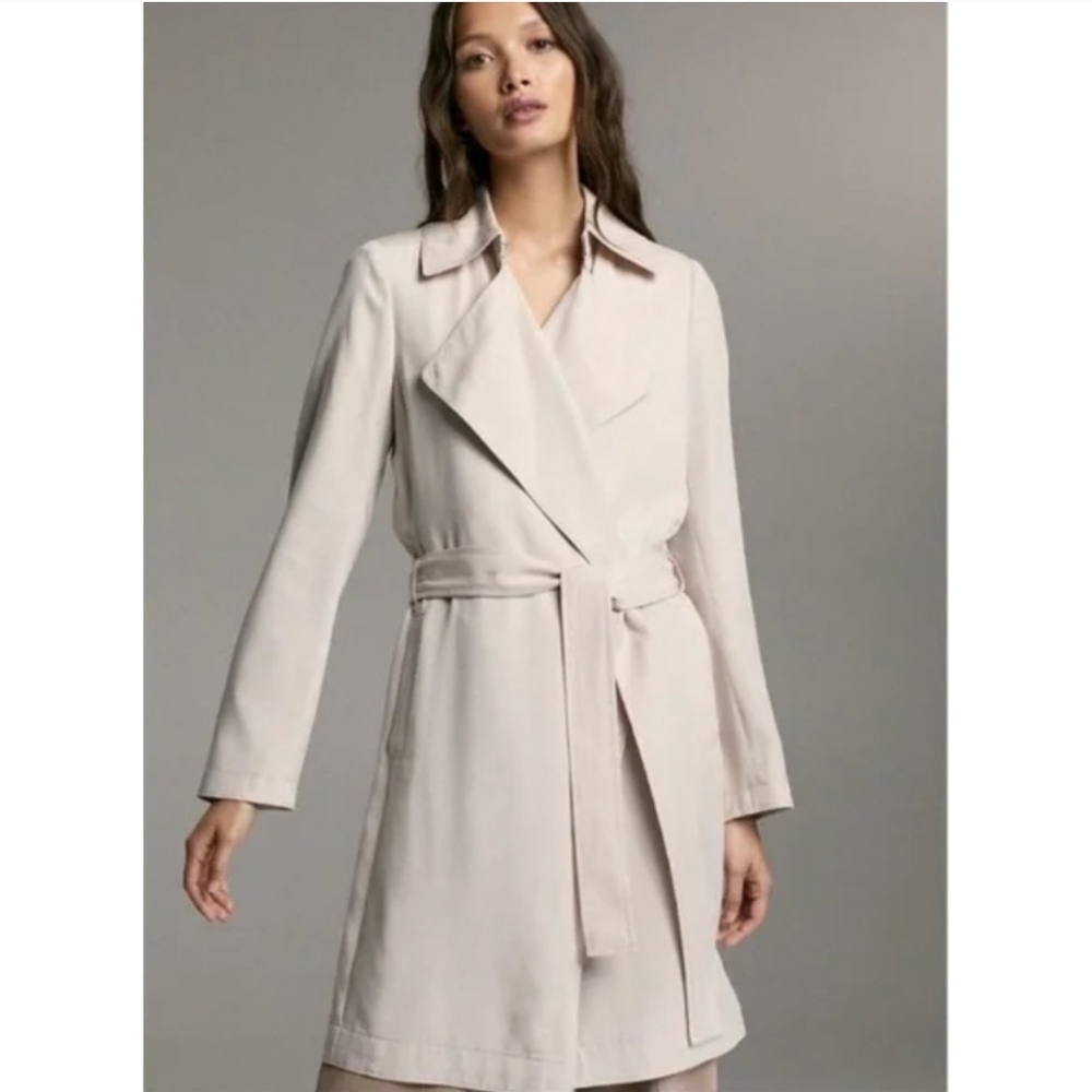 Aritzia Babaton Maximo Trench Coat Denude